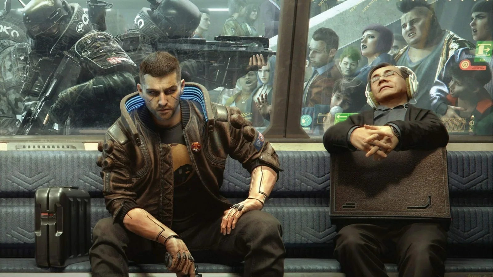 A player discovered remnants of a full-fledged subway system in Cyberpunk 2077