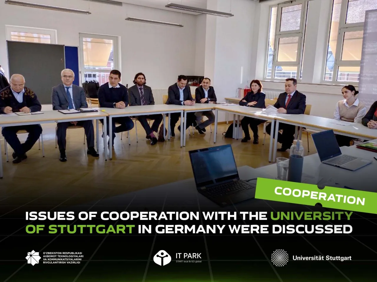 In Kyrgyzstan, issues of cooperation with the University of Stuttgart in Germany were discussed.
