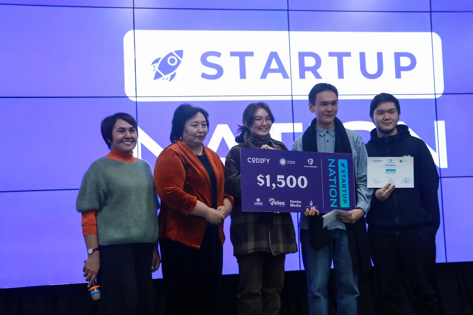 The second large-scale technological hackathon "Startup-Nation" in Kyrgyzstan has concluded.