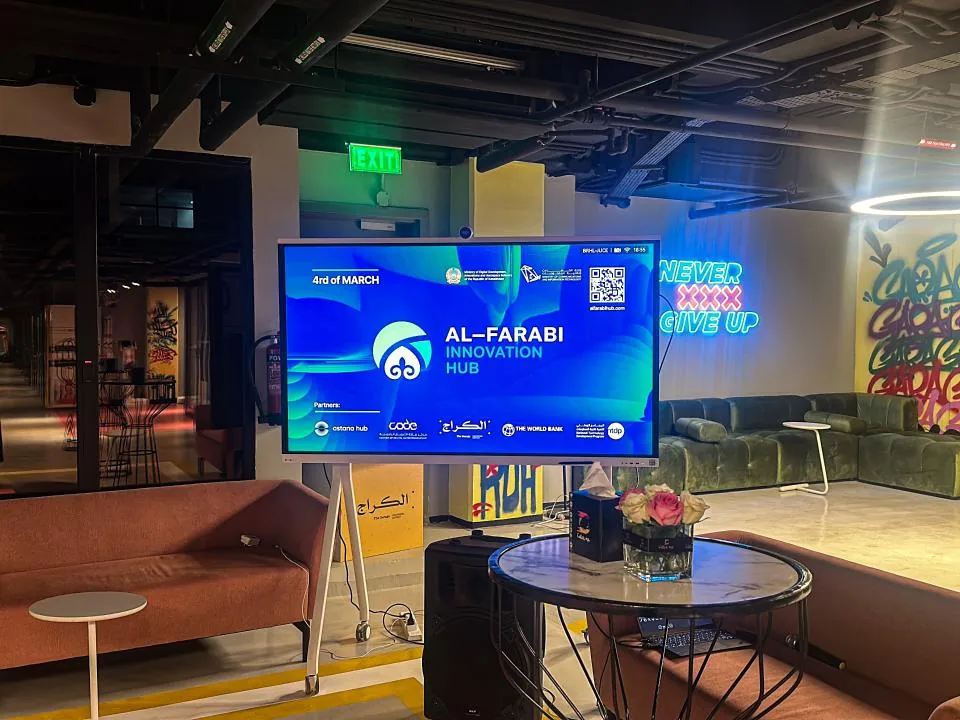 How did the opening of Kazakhstan's innovation hub in Saudi Arabia go?