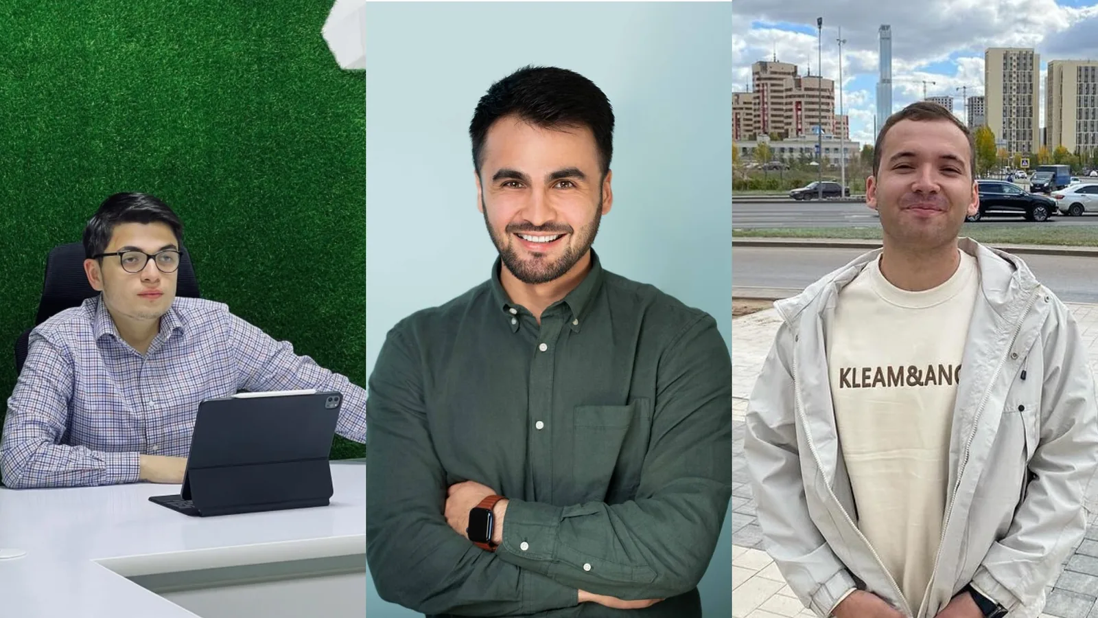 Young startup founders from Tajikistan who are developing the IT sector