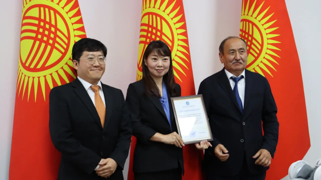Korean innovative rehabilitation equipment has been transferred to Kyrgyzstan