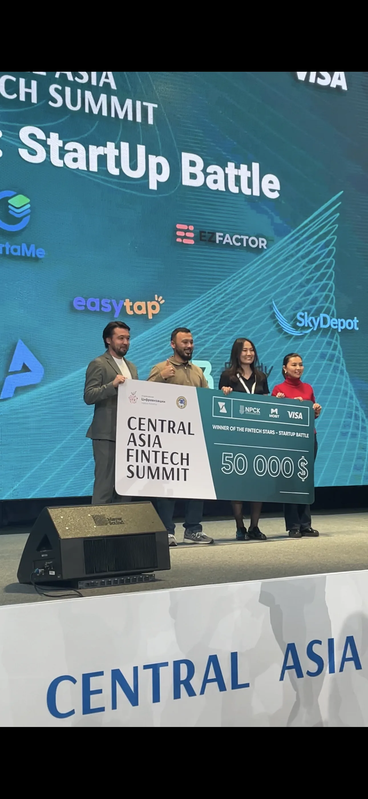 EasyTap выиграл главный приз в $50 000 на Fintech Stars 2024