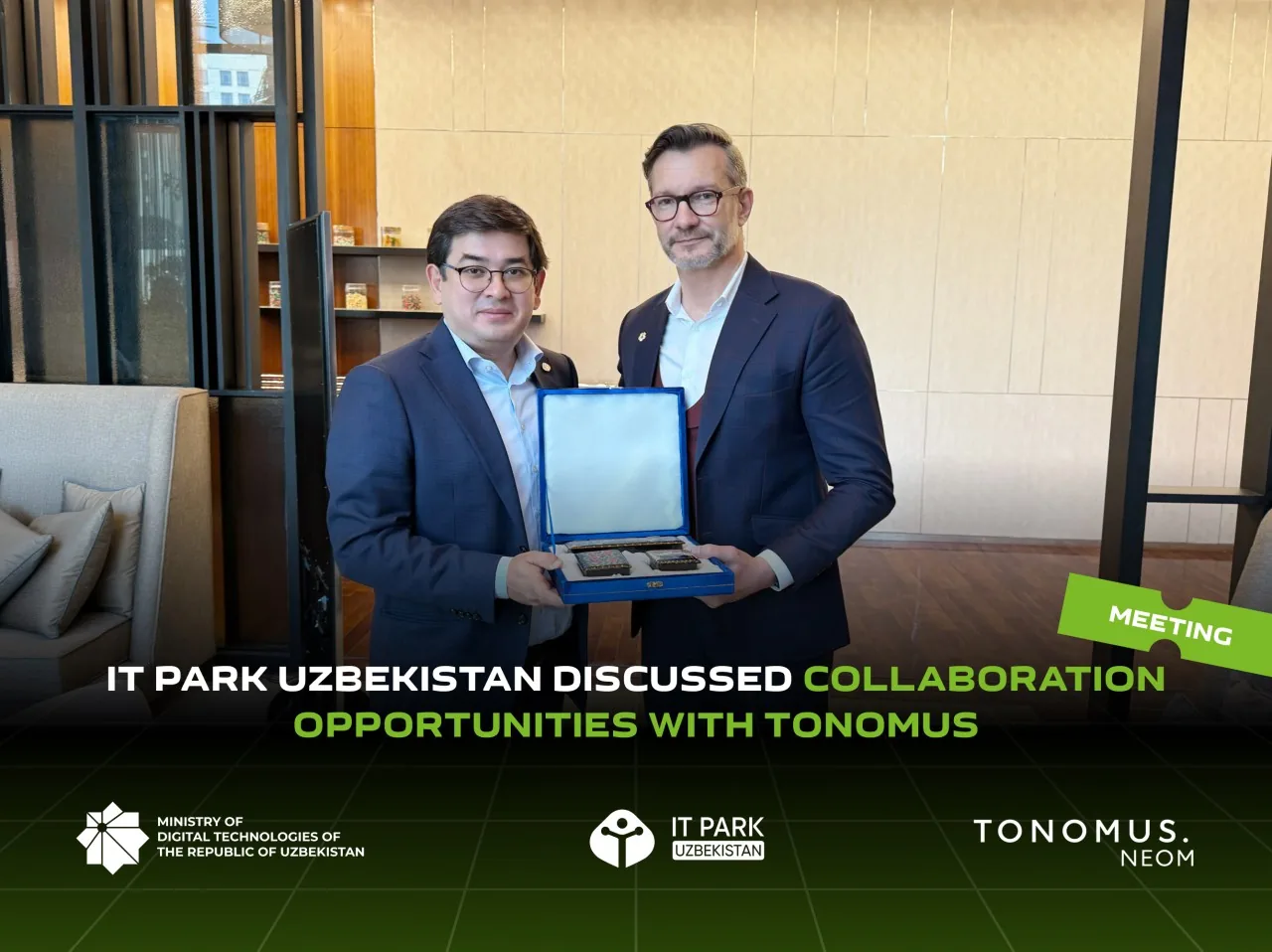 IT Park Uzbekistan обсудили перспективы сотрудничества с TONOMUS