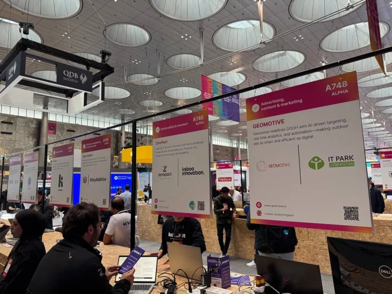 Uzbek startups presented their innovations at Web Summit Qatar 2025