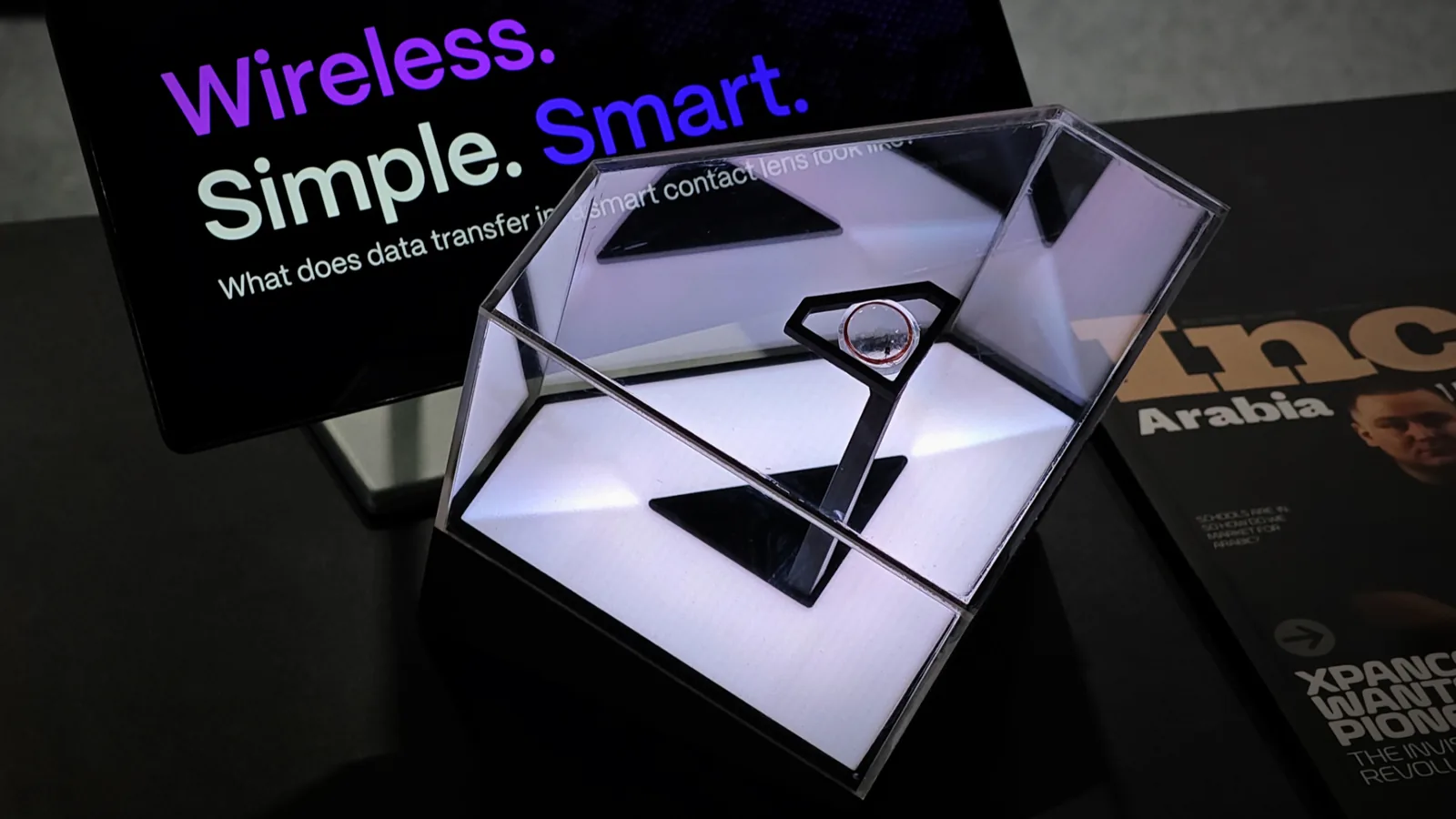 Xpanceo has unveiled the world's first AR-enabled eye lens with biosensors and wireless charging.