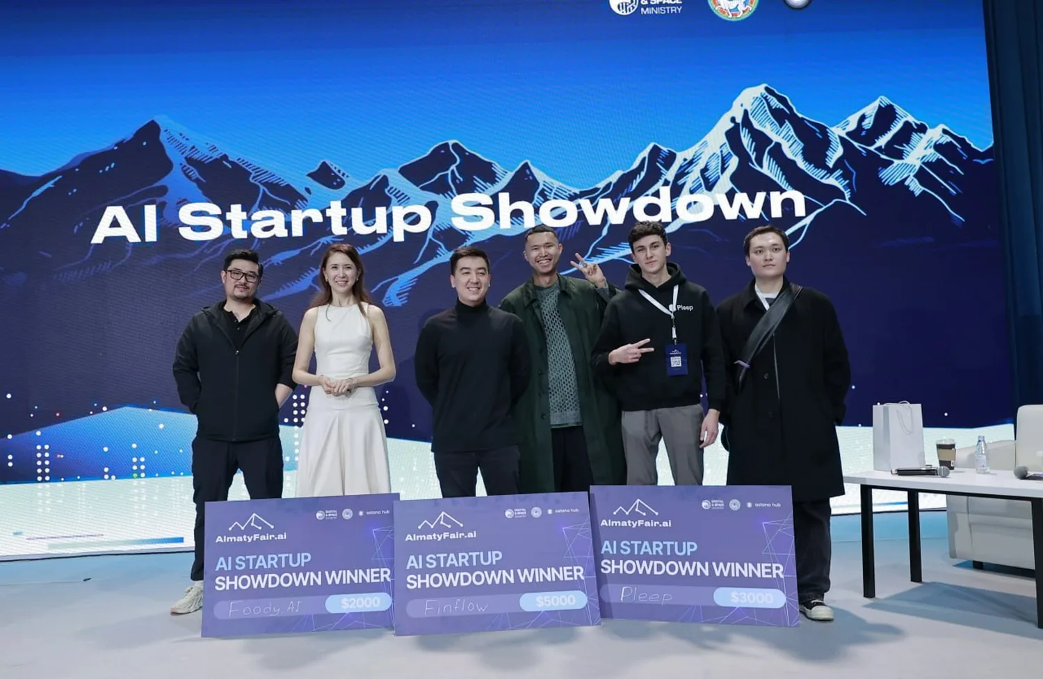 3 AI-стартапа из Казахстана выиграли $10 000 на AlmatyFair.ai