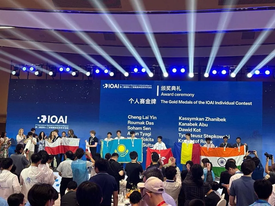 Kazakhstani students set a record at the IOAI 2025 Olympiad in artificial intelligence
