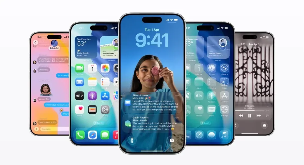 Apple has released iOS 26 with a new Liquid Glass design