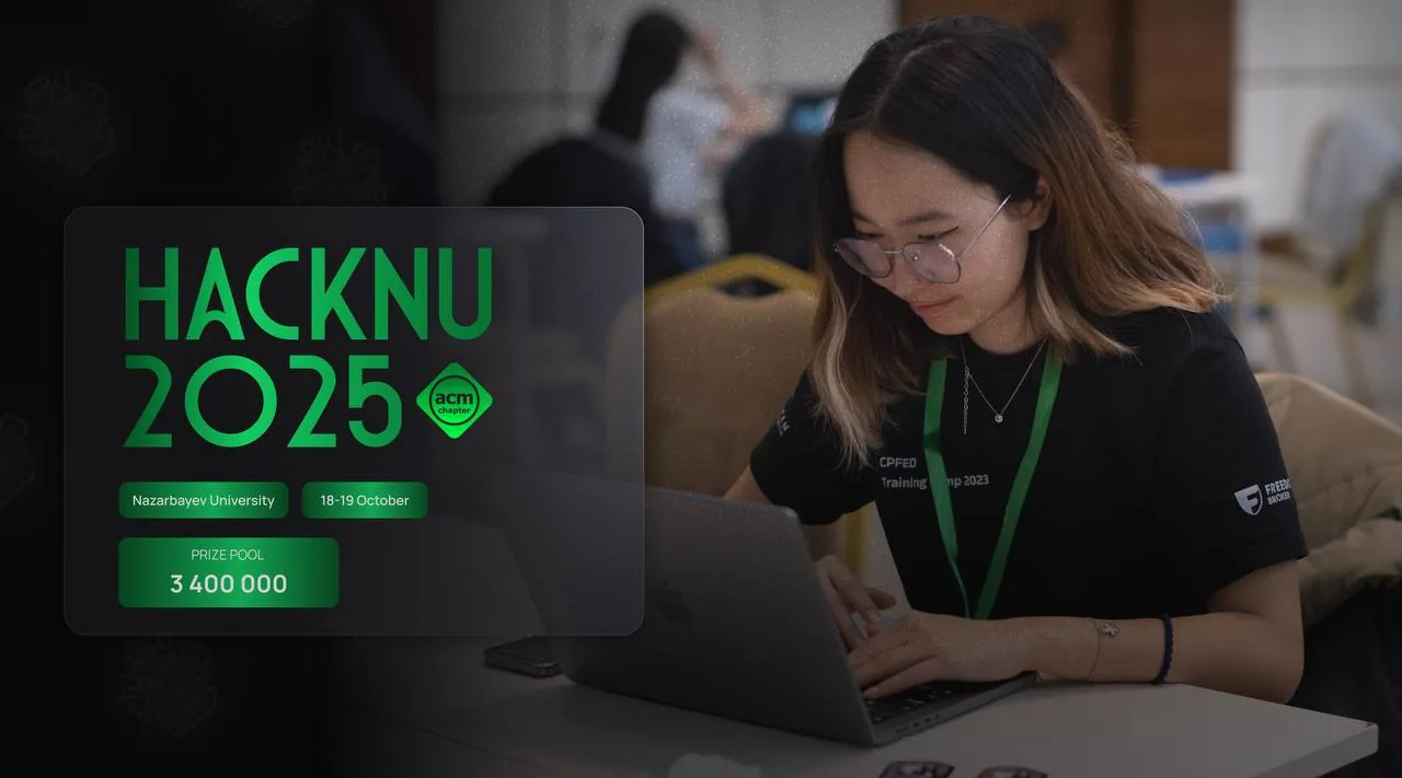 The largest student hackathon HackNU/25 will take place in Astana
