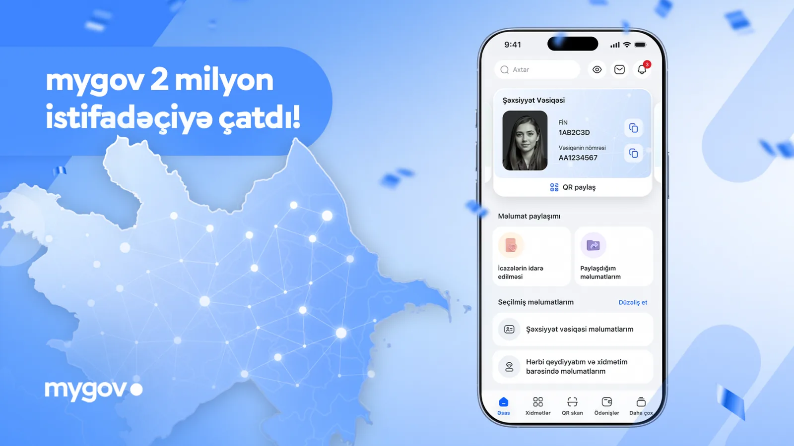 Пользователи Азербайджанского приложения mygov превысили 2 миллиона