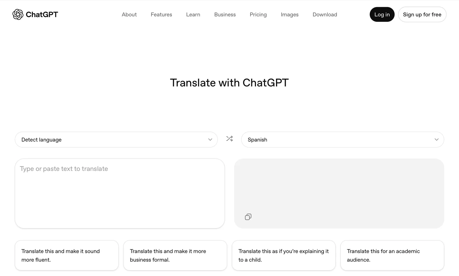 OpenAI представила онлайн-переводчик ChatGPT Translate