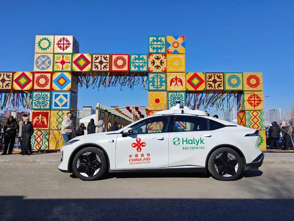 An autonomous vehicle was tested in Astana.