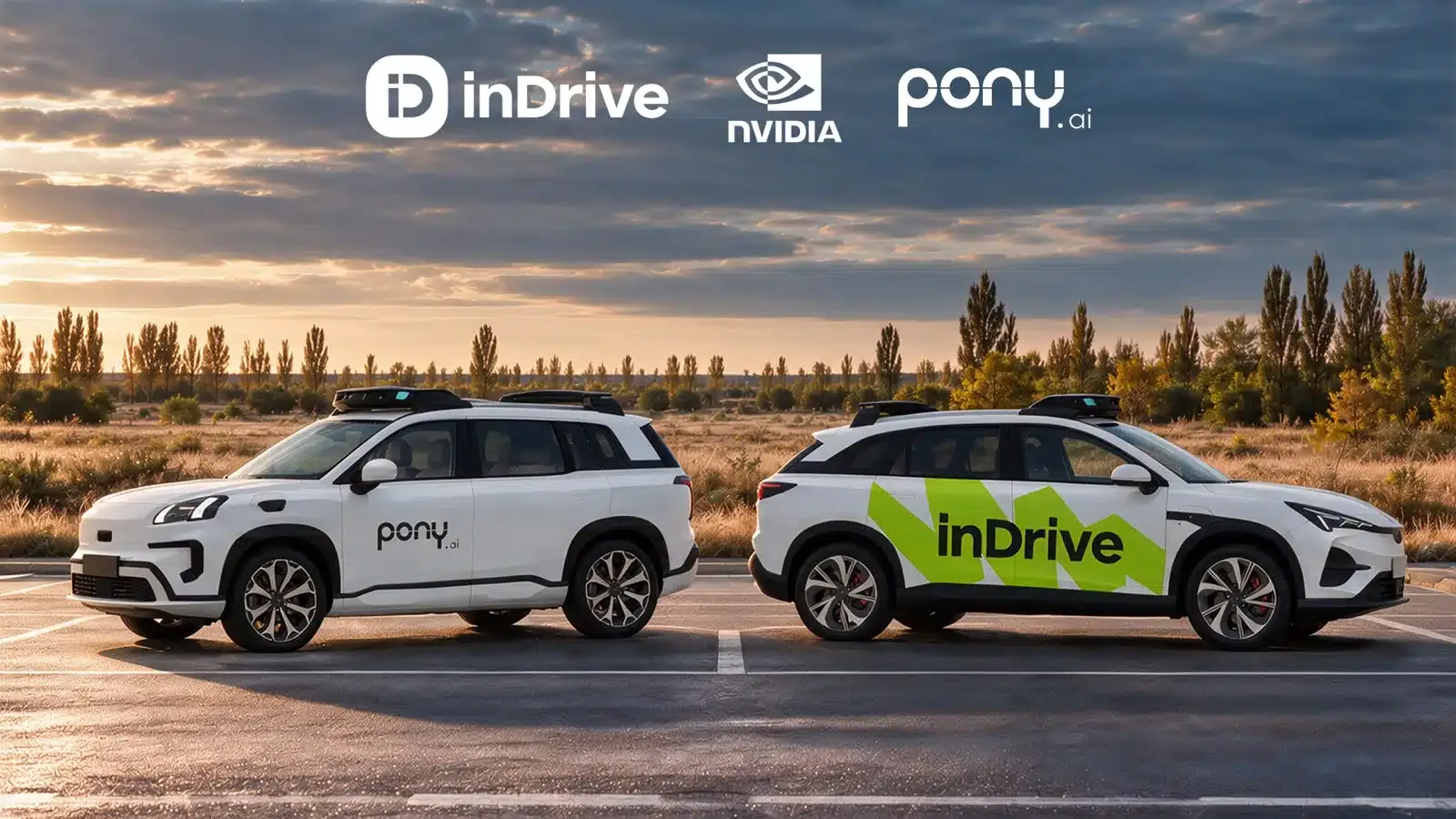 Autonomous taxis from inDrive, Pony.ai, and NVIDIA will appear in Astana