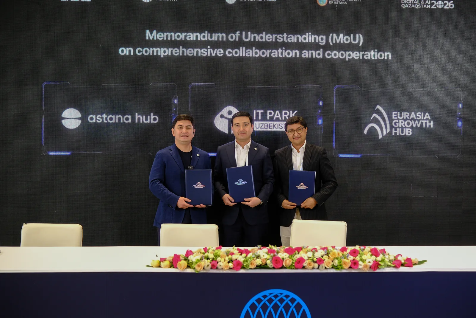 Astana Hub, IT Park Uzbekistan и Eurasia Growth Hub договорились поддерживать выход стартапов за рубеж